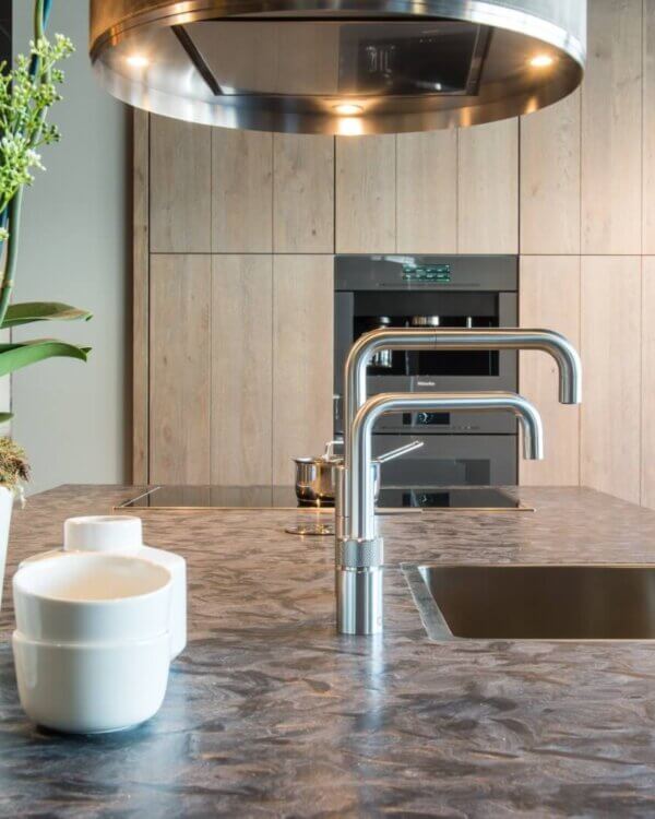 keuken hout beton