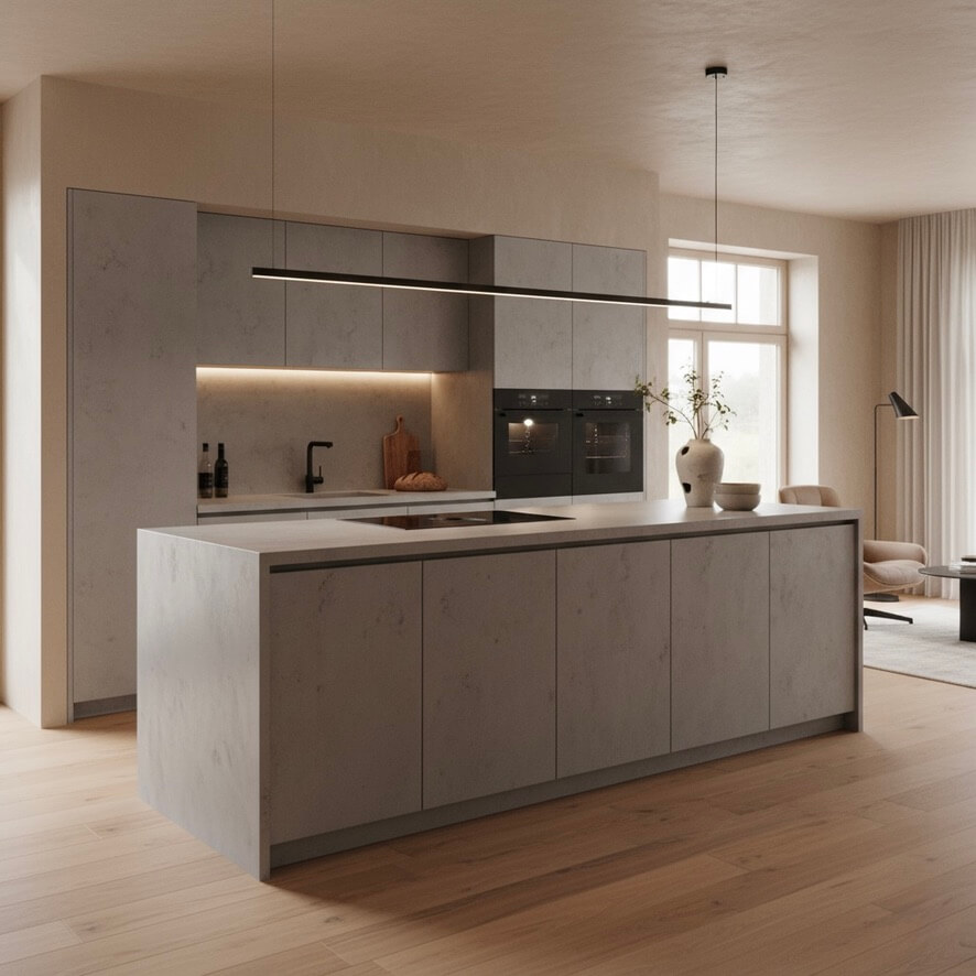 Betonnen keuken