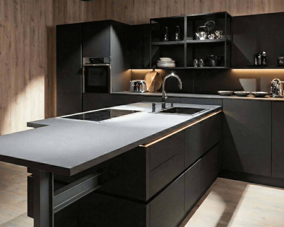 schiereiland T keuken
