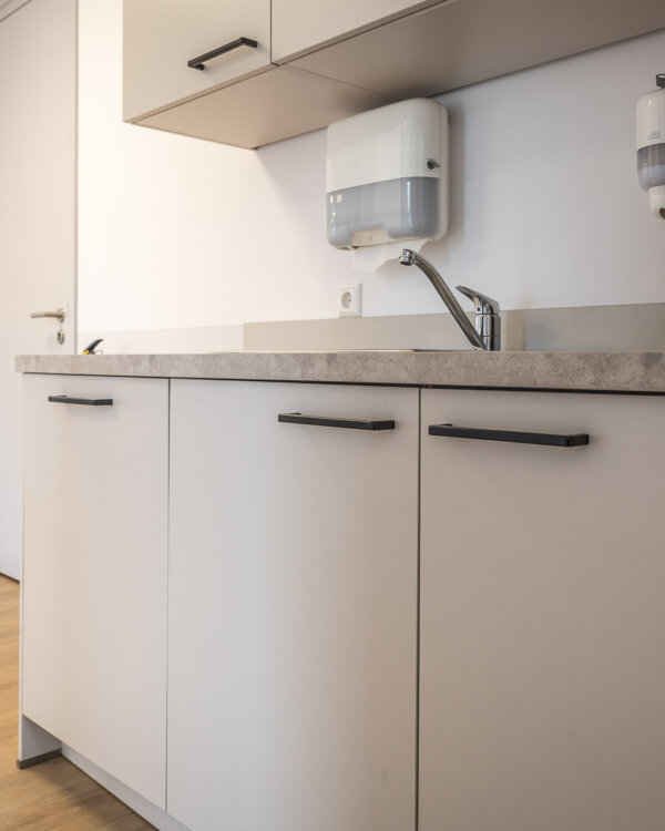 moderne bedrijfspantry zorginstelling